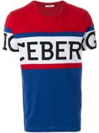 Iceberg Logo Colour-block T-shirt - Multicolour