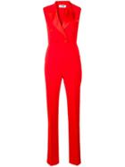 Msgm Slim-fit Jumpsuit - Red