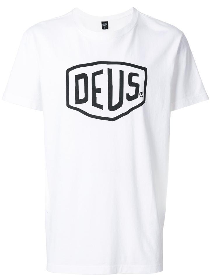 Deus Ex Machina Oversized Logo T-shirt - White