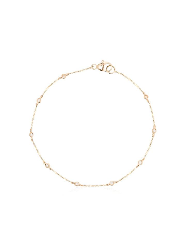 Dana Rebecca Designs 14k Yellow Gold Lulu Jack Diamond Bezel Bracelet