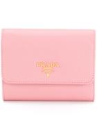 Prada Logo Wallet - Pink & Purple