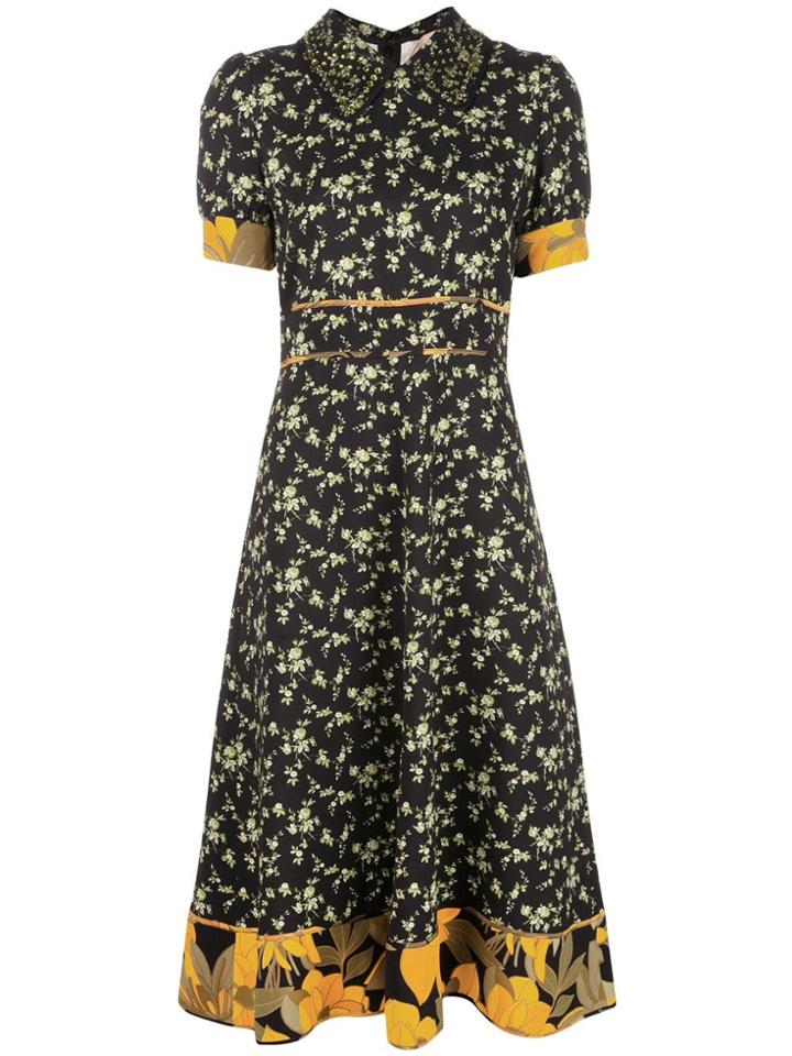 No21 Summer Midi Dress - Black