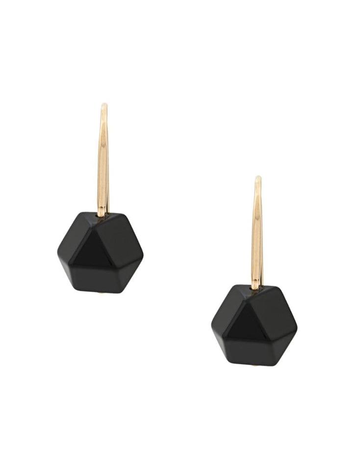 Isabel Marant Multi-faceted Stone Pendants - Black