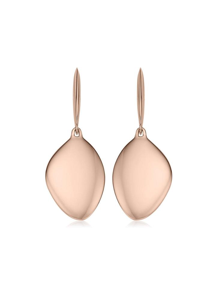 Monica Vinader Rp Nura Teardrop Rose Gold Earrings - Pink