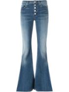 Hudson Flared Jeans, Women's, Size: 27, Blue, Cotton/polyester/spandex/elastane