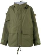 Junya Watanabe Comme Des Garçons - Oversize Parka Coat - Women - Nylon - Xs, Green, Nylon