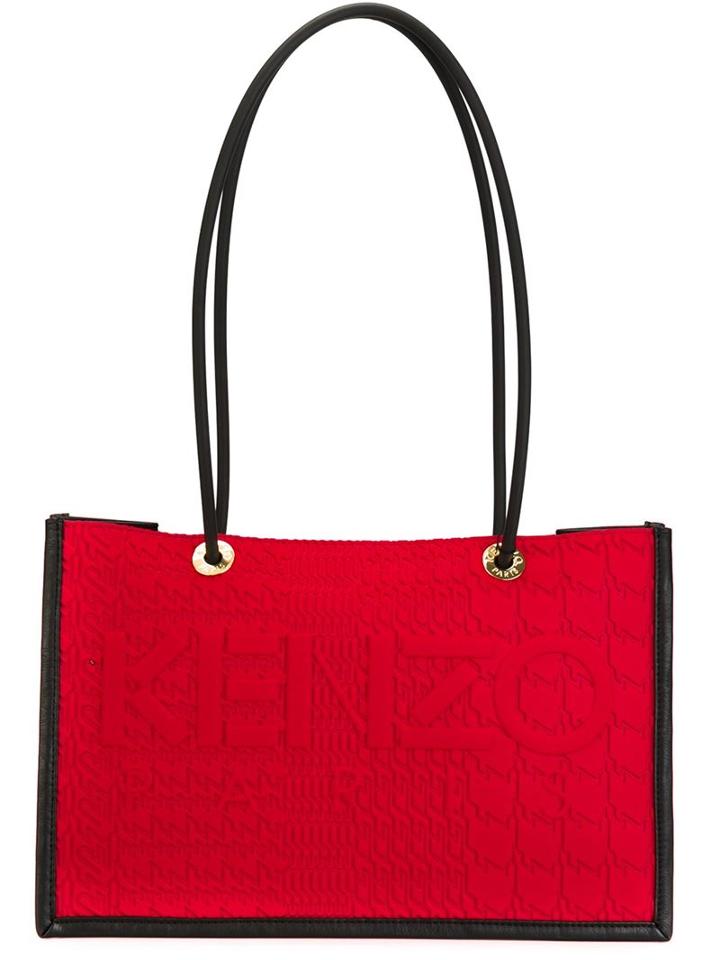 Kenzo Embossed Logo Shopper Tote