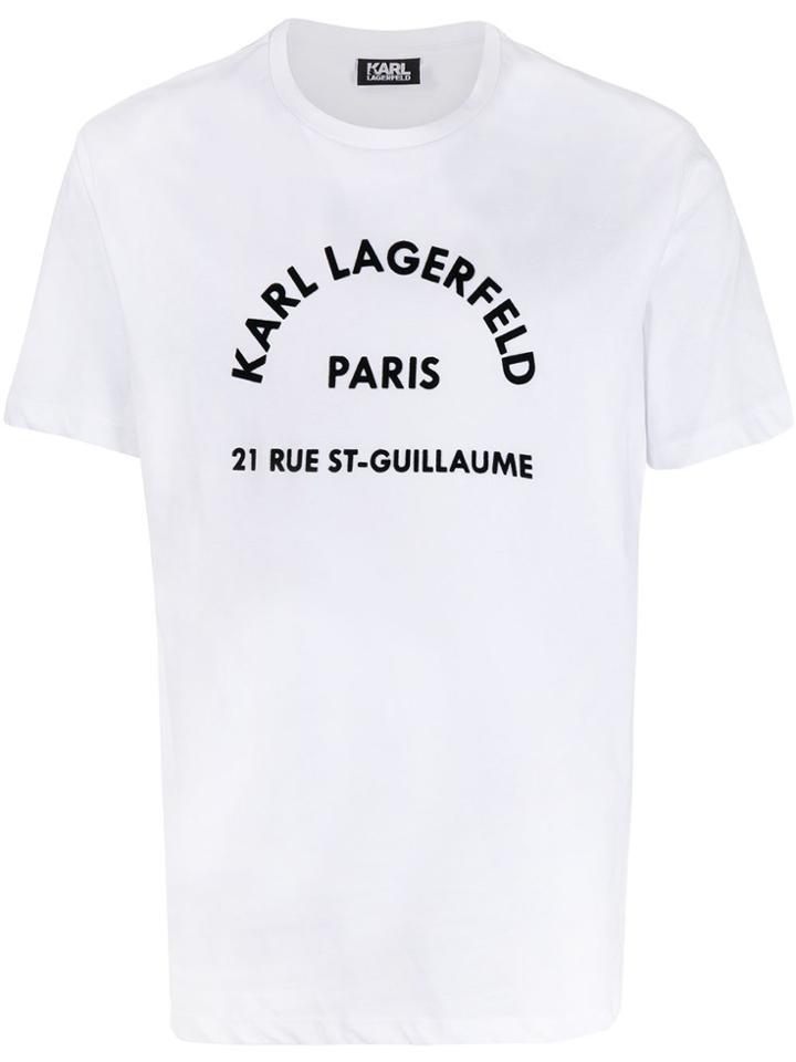 Karl Lagerfeld 3d Logo Print T-shirt - White