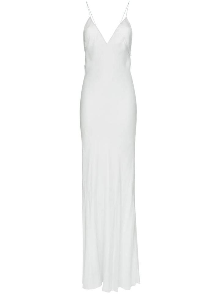 Haider Ackermann Long Slip Dress - Light Blue