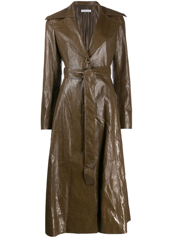 Rejina Pyo Long Trench Coat - Brown