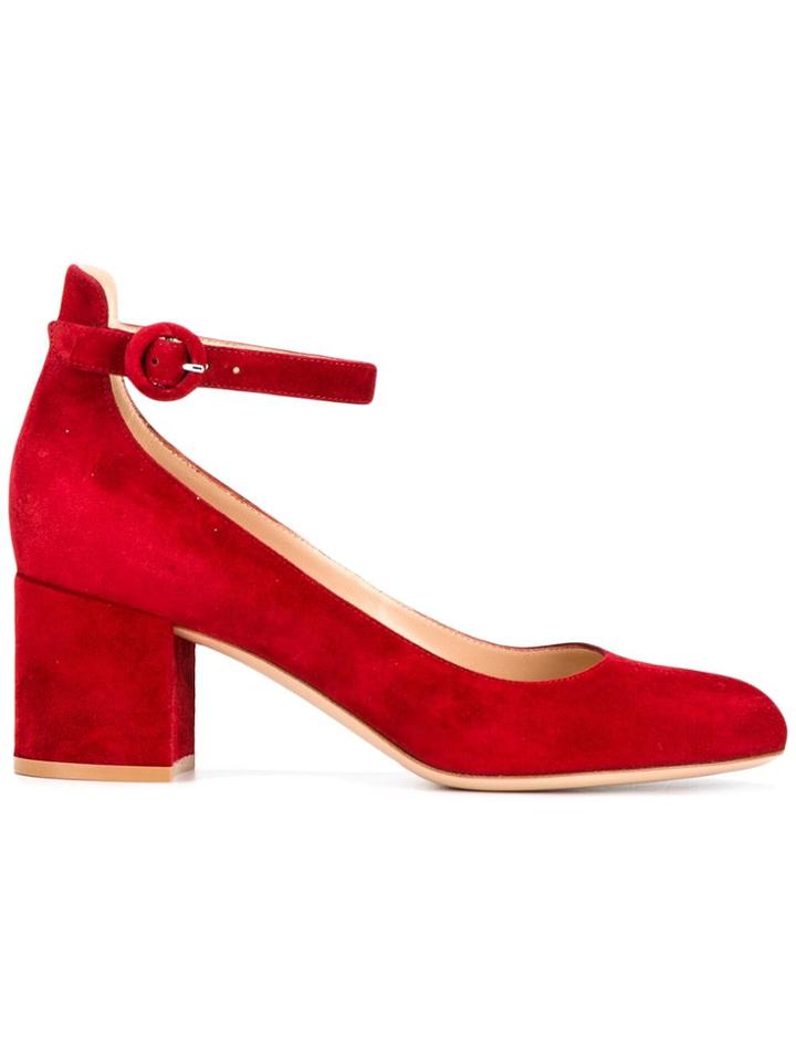 Gianvito Rossi Mary Jane Pumps - Red