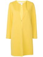 Harris Wharf London Collarless Coat - Yellow