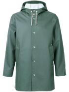 Stutterheim 'stockholm' Raincoat, Men's, Size: Small, Green, Cotton/polyester