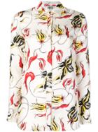 Fausto Puglisi Painted Pattern Shirt - Multicolour