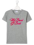 My Brand Kids Rhinestone Logo T-shirt - Grey