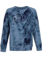 Prps Embroidered Logo Sweatshirt, Men's, Size: Large, Blue, Cotton/polyester