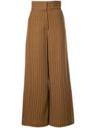Muller Of Yoshiokubo Wide Leg Trousers - Brown