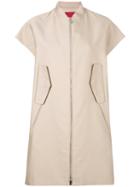 Moncler Gamme Rouge - Levanter Jacket - Women - Silk/cotton - 1, Nude/neutrals, Silk/cotton