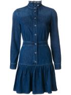 Stella Mccartney Fitted Denim Dress - Blue