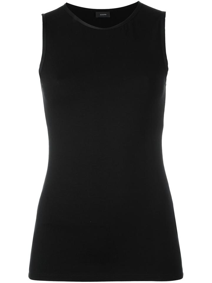 Joseph Classic Tank Top, Women's, Size: Small, Black, Lyocell/cotton/spandex/elastane