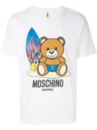 Moschino Surf Teddy T-shirt - White