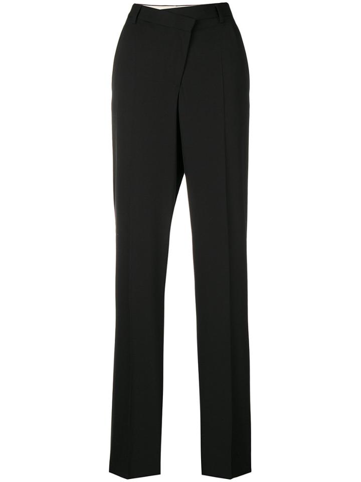 Maison Margiela Wrap Front Tailored Trousers - Black