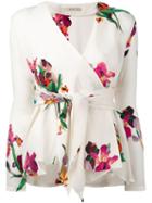 Etro - Floral Blouse - Women - Silk - 40, White, Silk