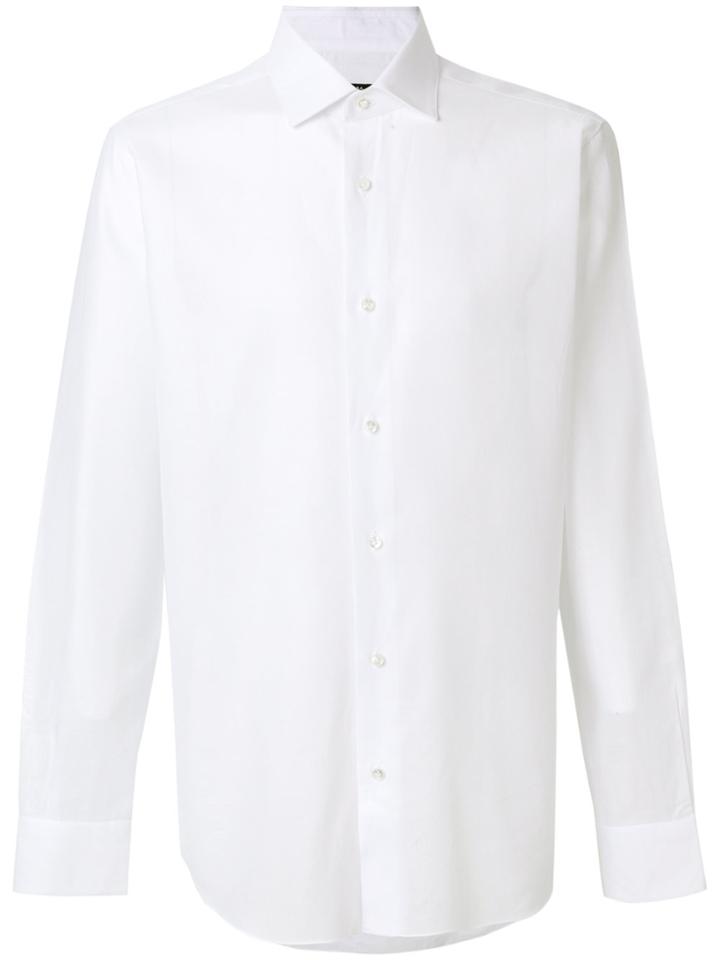Barba Classic Button Shirt - White