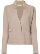Fabiana Filippi Notched Detail Cardigan - Brown