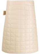 Bottega Veneta Down Quilted Skirt - Neutrals