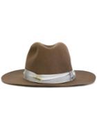 Borsalino 'beaver' Hat, Men's, Size: 57, Brown, Wool Felt