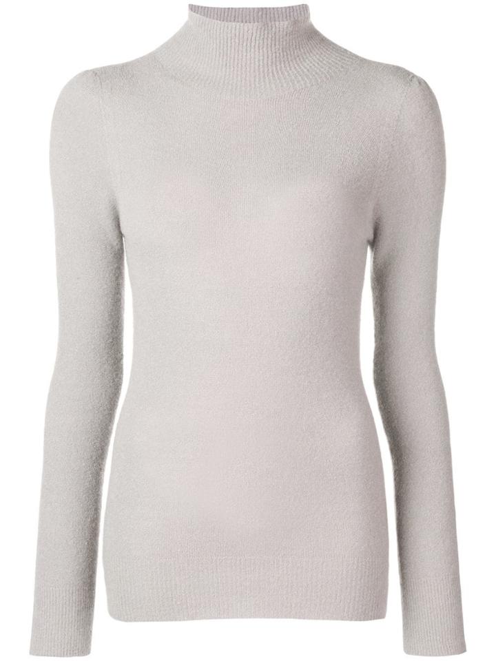 Blumarine Turtle Neck Sweater - Grey
