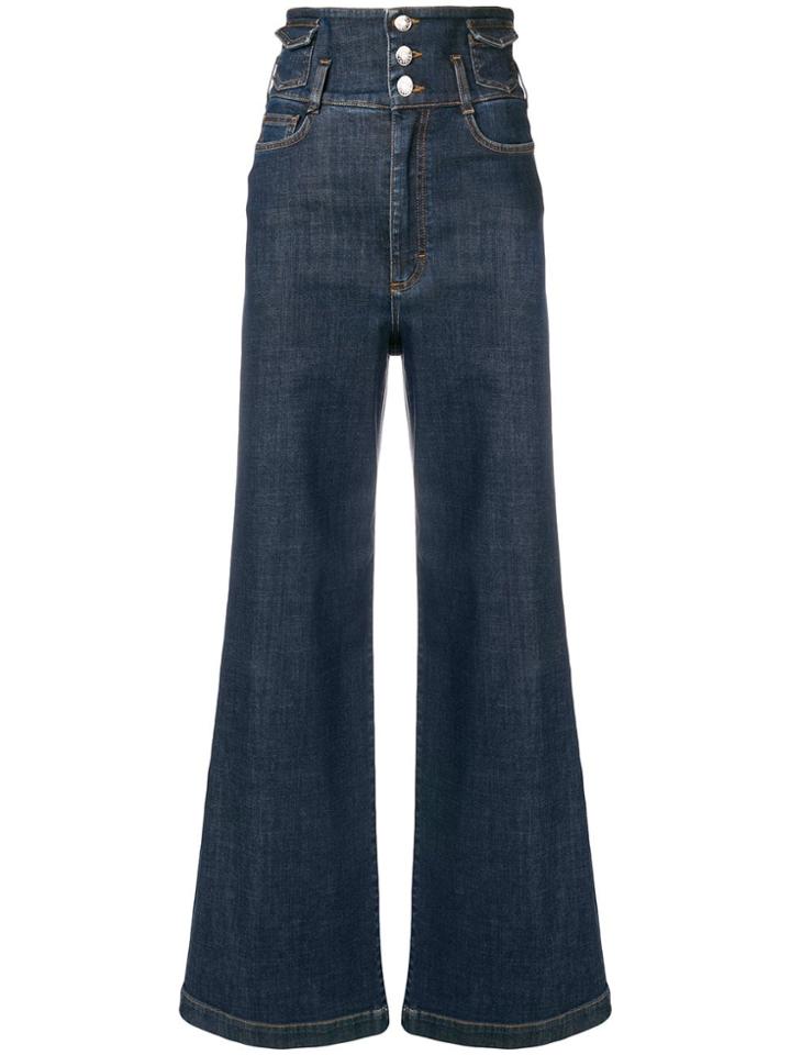 Dolce & Gabbana Flared Loose Jeans - Blue