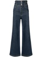 Dolce & Gabbana Flared Loose Jeans - Blue