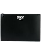 Givenchy - Logo Stamp Clutch - Men - Calf Leather - One Size, Black, Calf Leather