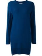 Sonia By Sonia Rykiel Zip Hem Sweater Dress