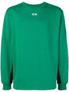 Gcds Branded Sweatshirt - Green