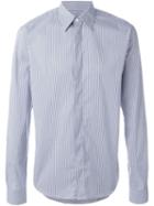 Givenchy Contemporary Fit Shirt, Men's, Size: 38, Blue, Cotton/polyamide/spandex/elastane