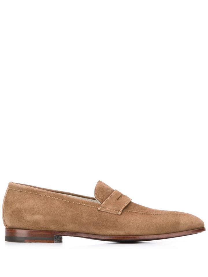 Scarosso Marzio Moro Slip-on Loafers - Brown
