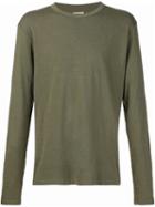 321 Long Sleeve T-shirt, Men's, Size: Small, Green, Cotton