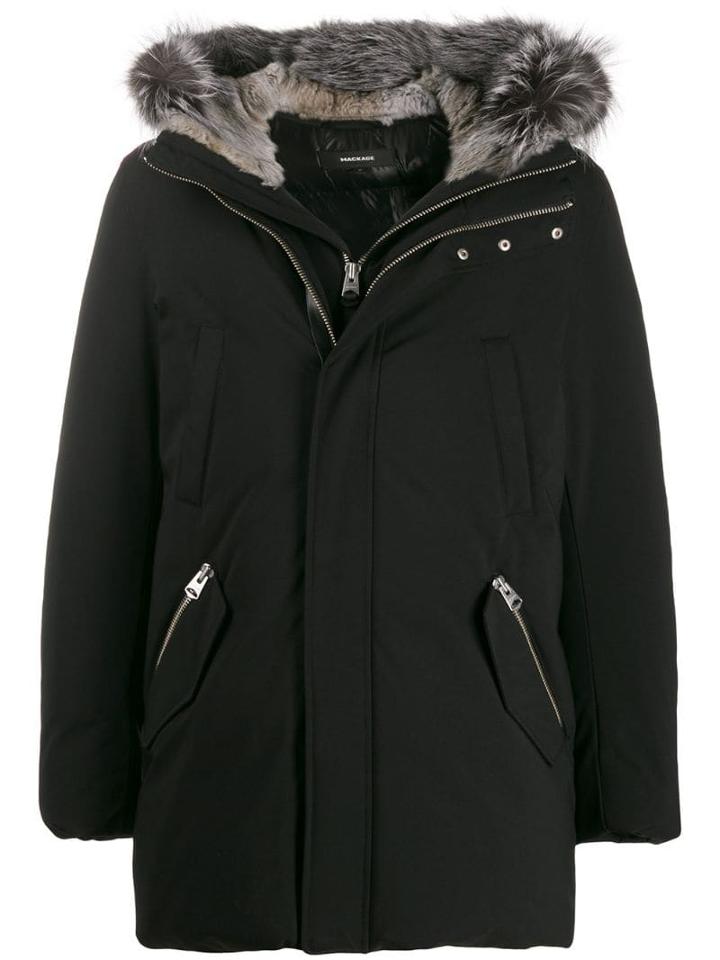 Mackage Fur Trim Parka - Black