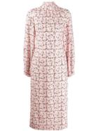 Emilia Wickstead Square Rose Print Dress - Pink