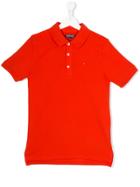 Tommy Hilfiger Junior Teen Short Sleeve Polo Shirt - Red