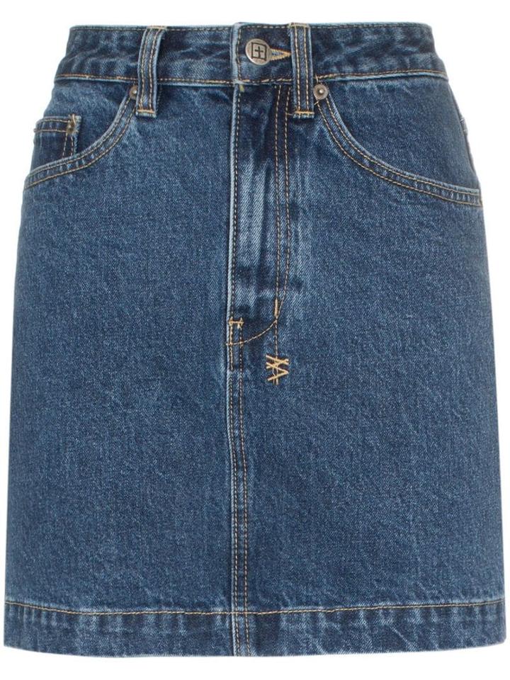Ksubi Super X Denim Mini Skirt - Blue