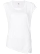 Isabel Marant Étoile - Asymmetric T-shirt - Women - Linen/flax - M, White, Linen/flax