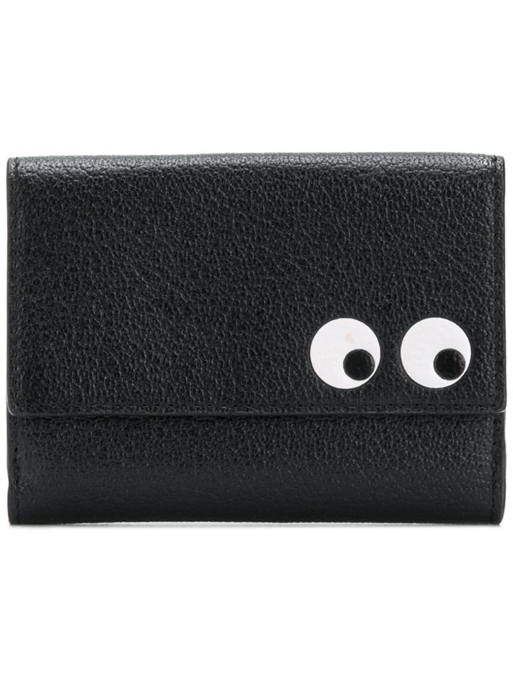 Anya Hindmarch Compact Eyes Wallet - Black