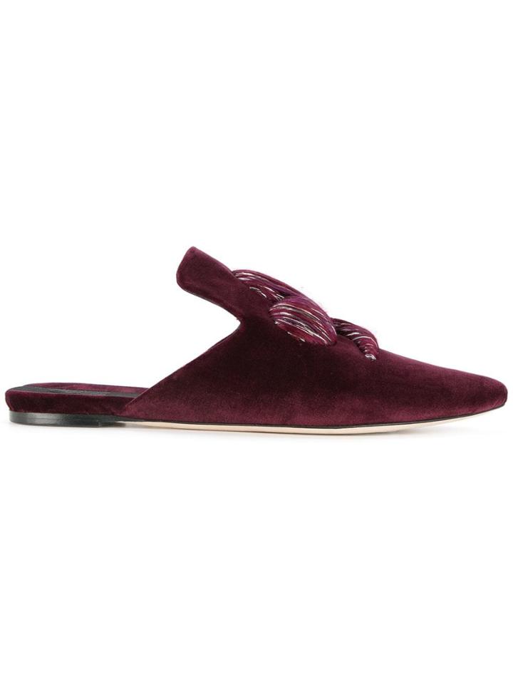 Sanayi 313 Embroidered Toe Slippers