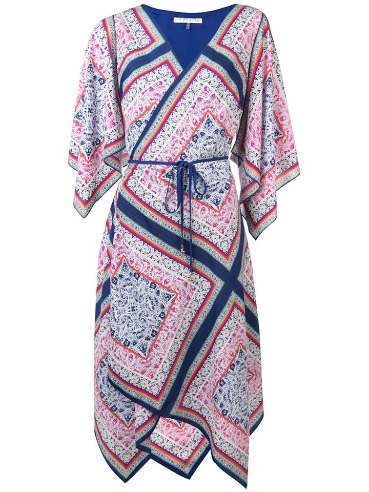 Trina Turk Geometric Patterned Dress - Pink & Purple