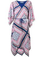 Trina Turk Geometric Patterned Dress - Pink & Purple