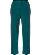 Tonello Cropped Suit Trousers - Green